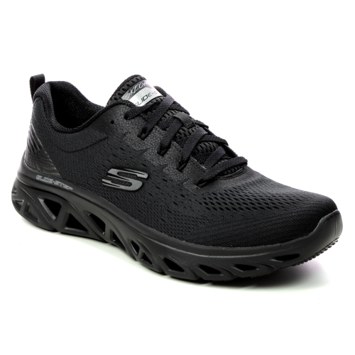 ZAPATILLA SKECHERS MENS WALK GLIDE STEP BBK 7 BLACK